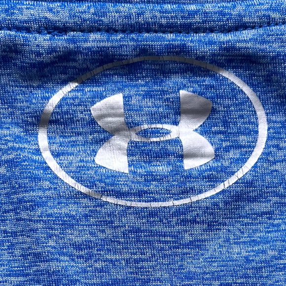 Under Armour Heat Gear Blue V-Neck Athletic T-Shirt XXL - Picture 4 of 7